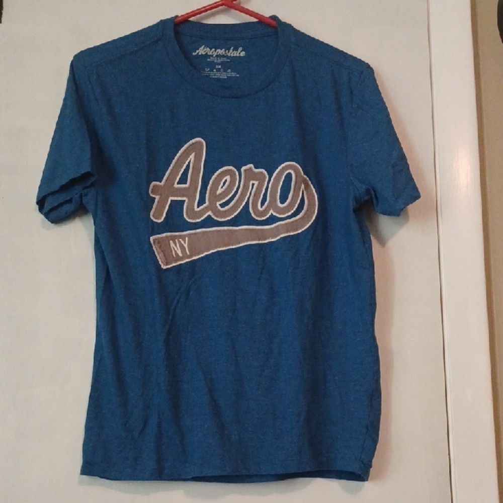 Aeropostale Blue Tee with Aero NY Logo